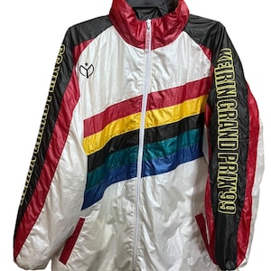 Vintage Keirin Grand Prix 99 By medalist Club Light puffer Jacket