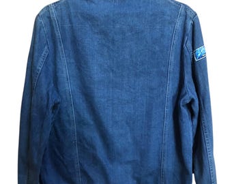 Vintage 60's 70'a Wrangler Silver Strike Talon Zipper Denim Jacket
