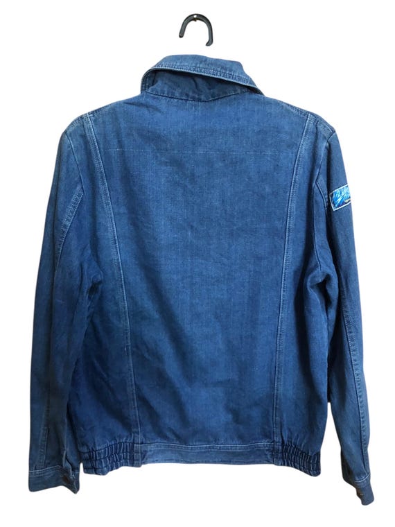 Vintage 60's 70'a Wrangler Silver Strike Talon Zipper Denim Jacket