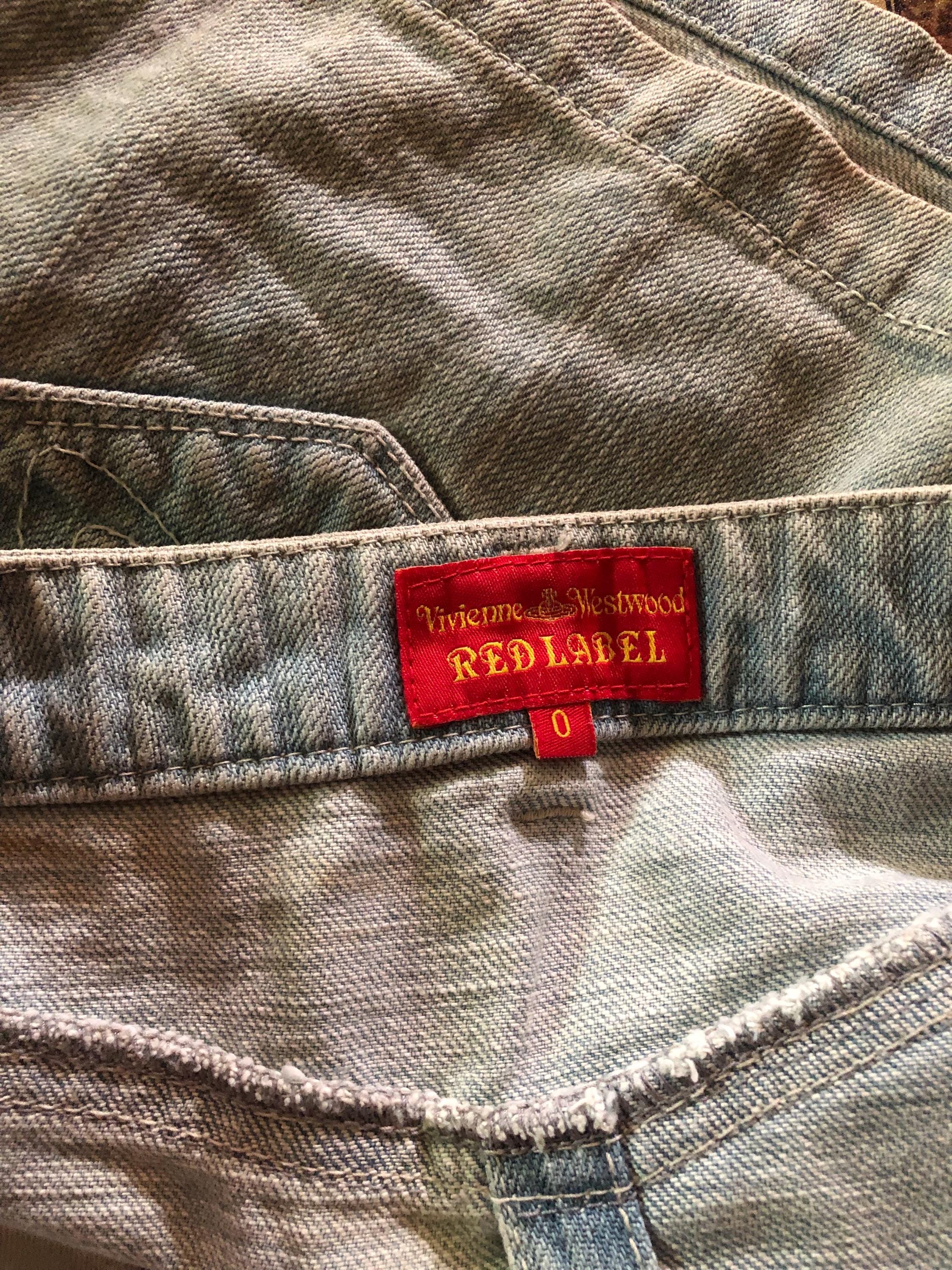 Vintage Vivienne Westwood Red Lable Denim Skirt - Etsy