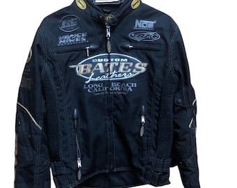1950s BATES Leather Jacket // Motorcycle Jacket // Greaser Racing