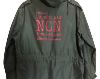Free Shipping 90s Corinth Mfg. Arctic Parka Snorkel Jacket N3B Fur