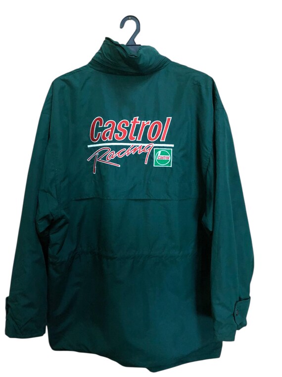Castrol Racing  ジャケット Rare 70s Castrol Racing Nylon Jacket Coat L Les Leston - Etsy