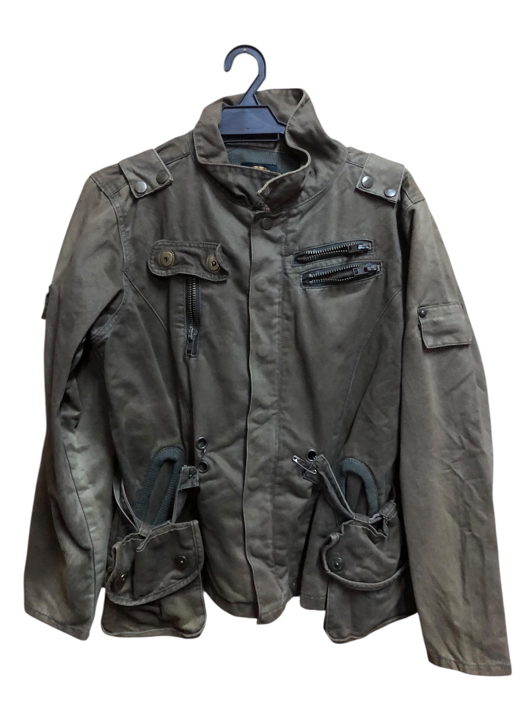 ジャケット・アウター 00s Midas Military Jacket Punk Python 81OXZQfXvwL.jpg_BO30,255,255,