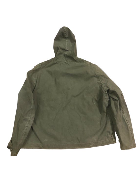 ジャケット・アウター 40's USN N-2 rain parka WWII 1940's WWII USN N-2 Rain Parka Jacket Large – Little Chum Vintage