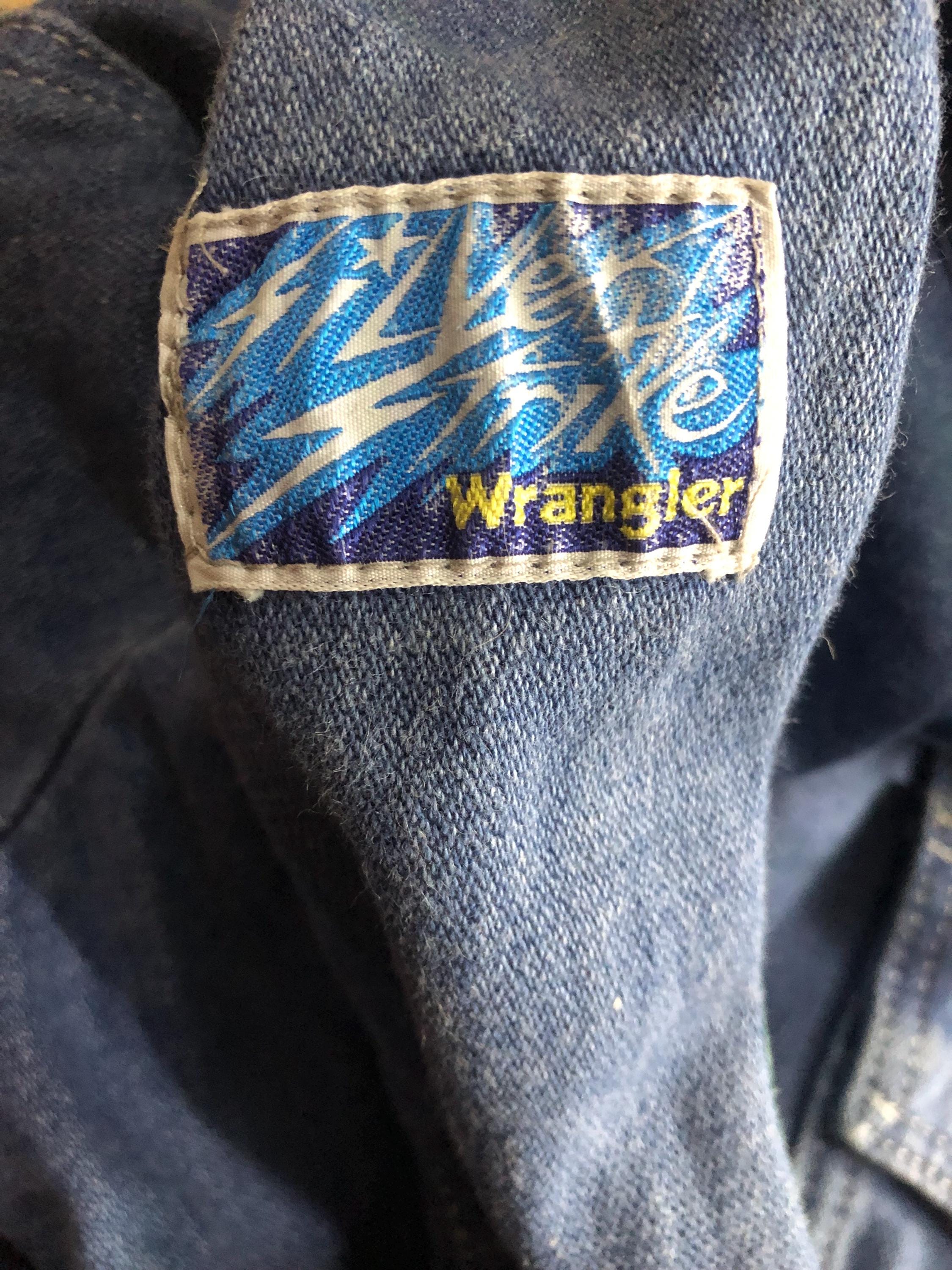 Vintage 60's 70'a Wrangler Silver Strike Talon Zipper Denim Jacket