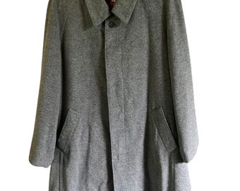 Vintage Pierre Balmain Paris Wool Long Coat