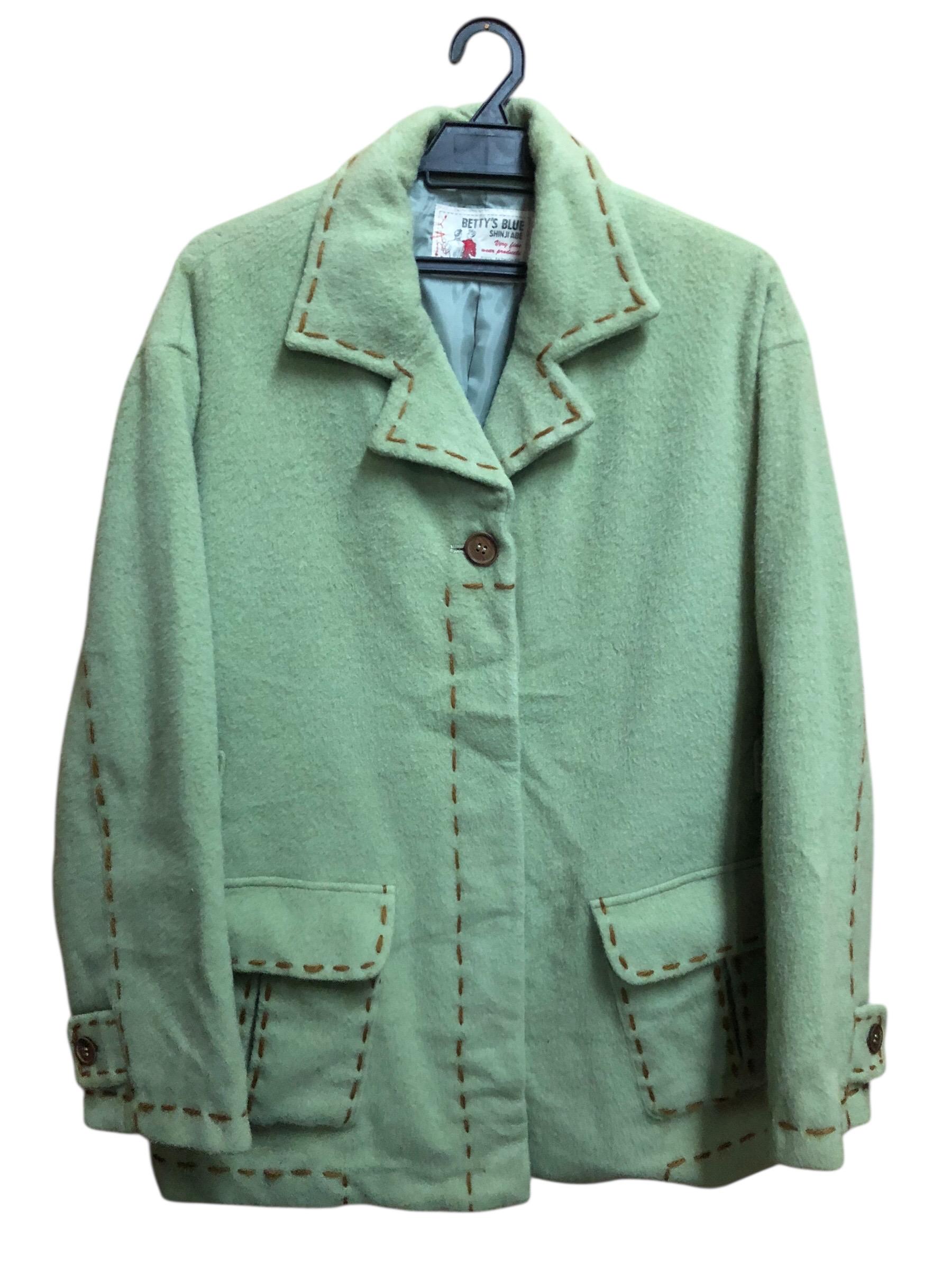 BETTY'S BLUE セーラー　ファーコート SHINJI ABÉ 入手困難】 90sヴィンテージ べティーズブルー BETTY'S BLUE