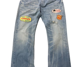Edwin Exclusive Vintage Surf Pathes Denim Pants