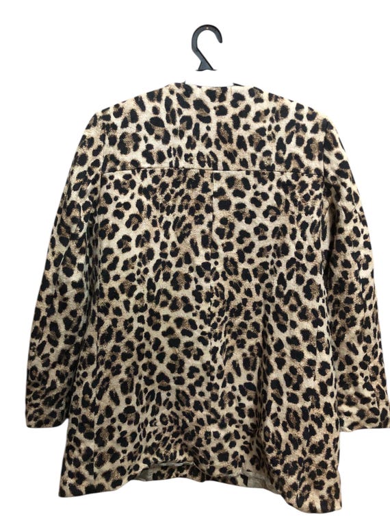 Zara Basic Collection Leopard Print Motif Jacket - image 2