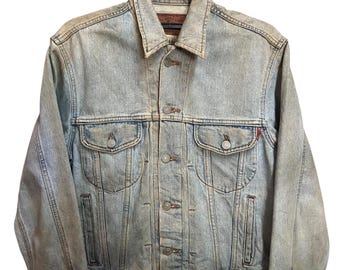 Vintage Edwin Rusty Mud max Truckers Denim Jacket