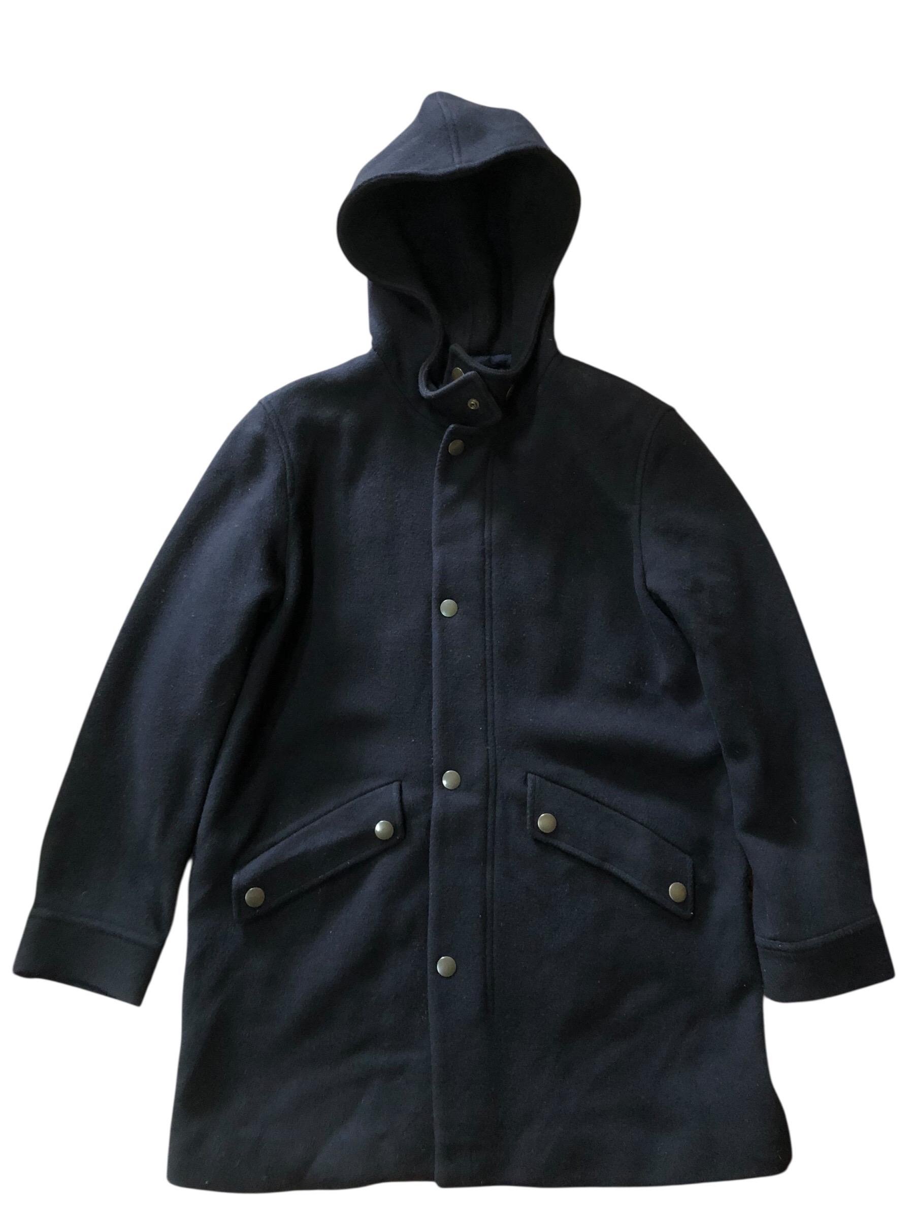 A.P.C Wool Blend Riri Zipper Hooded Jacket - Etsy Israel