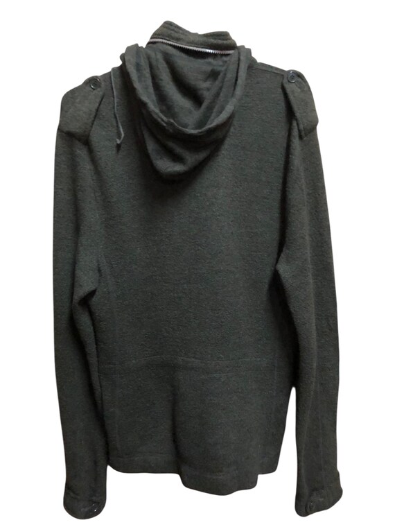 Cabane De Zucca Wool Hooded Military Style Multipocket Jacket - Etsy