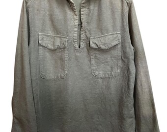 Blue Way MfG Military Style Linen Shirt