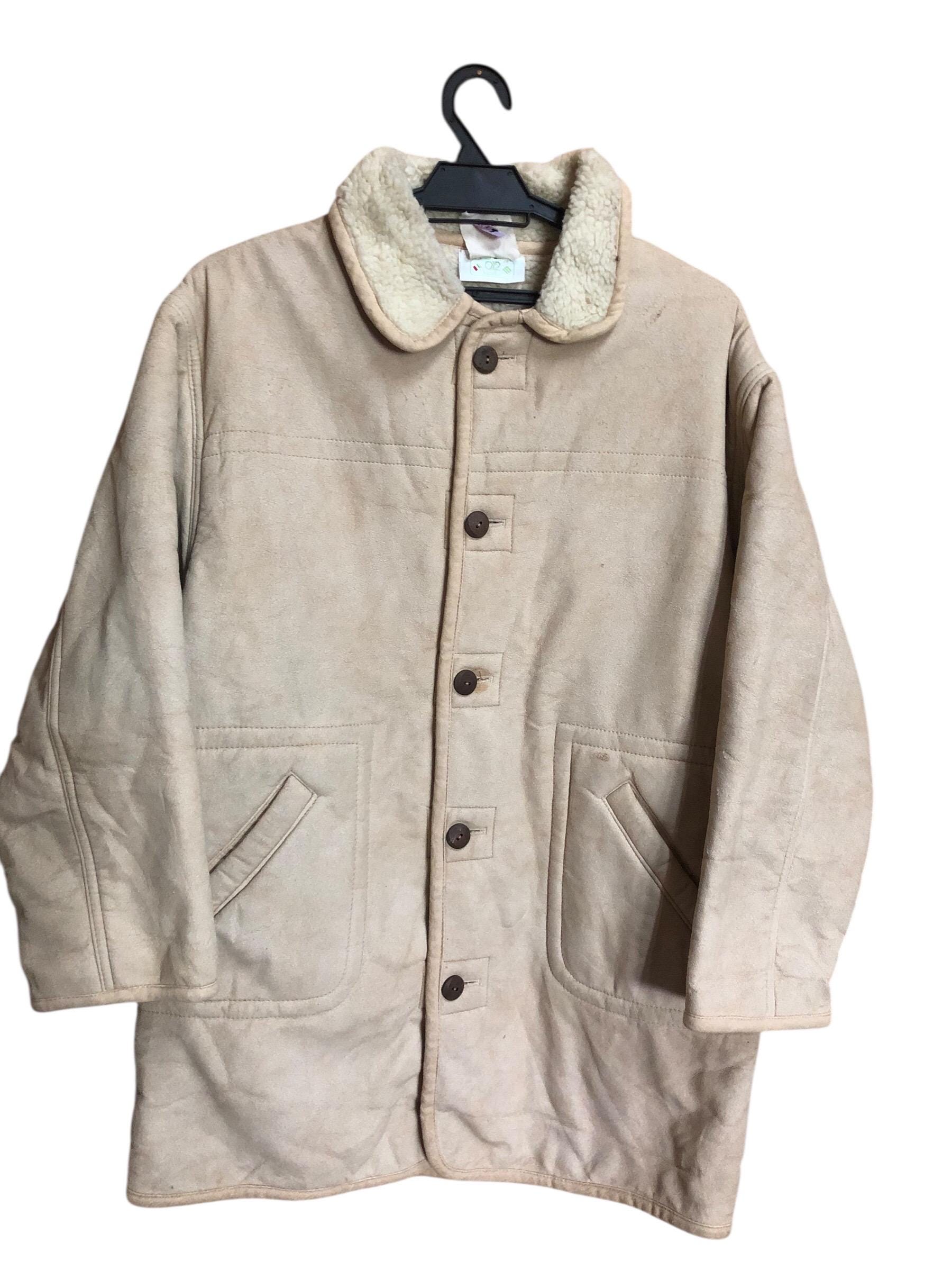 Vintage 012 Benetton Fleece Sherpa Lining Warm Collector Jacket