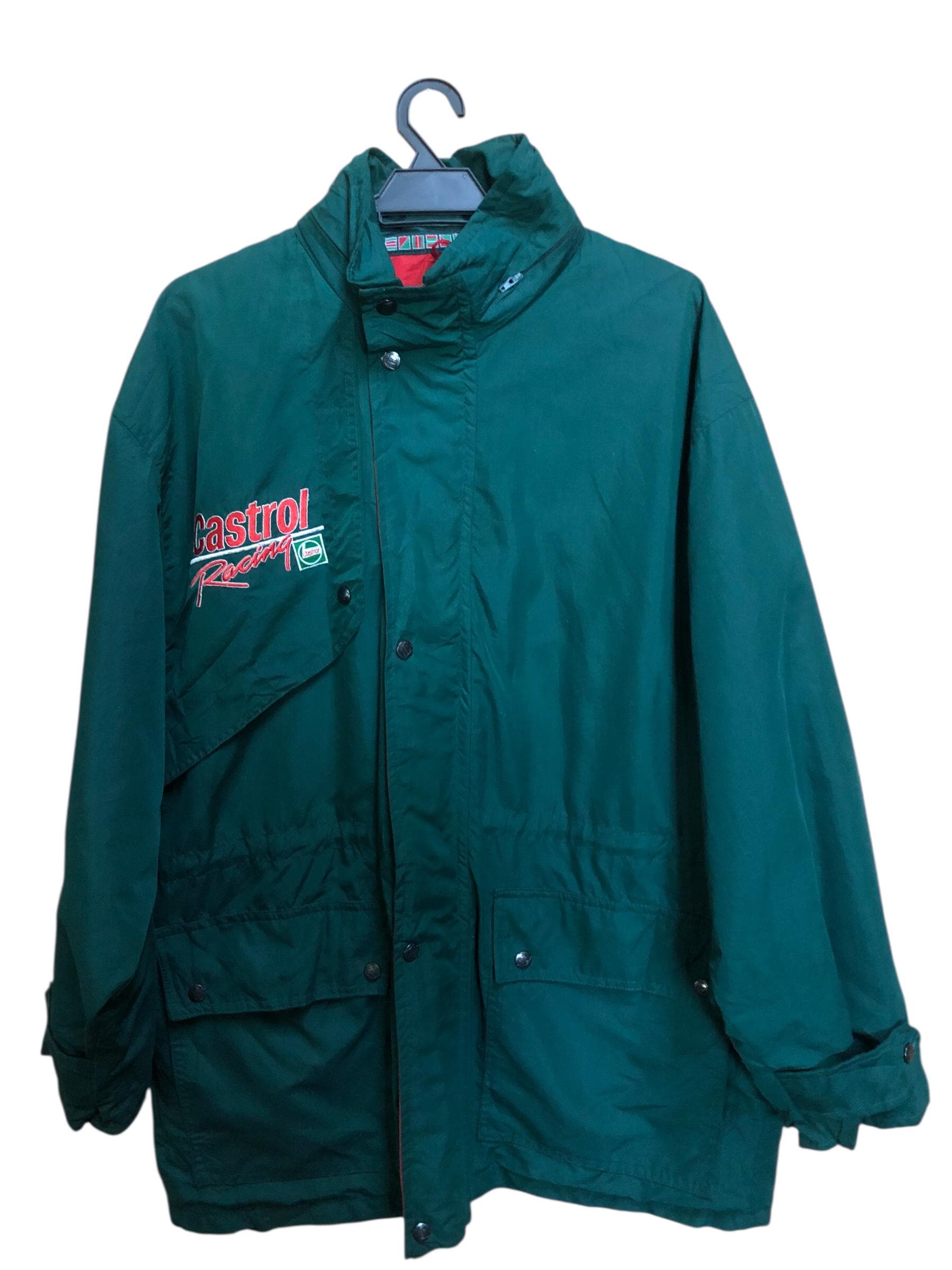 Castrol Racing  ジャケット Rare 70s Castrol Racing Nylon Jacket Coat L Les Leston - Etsy