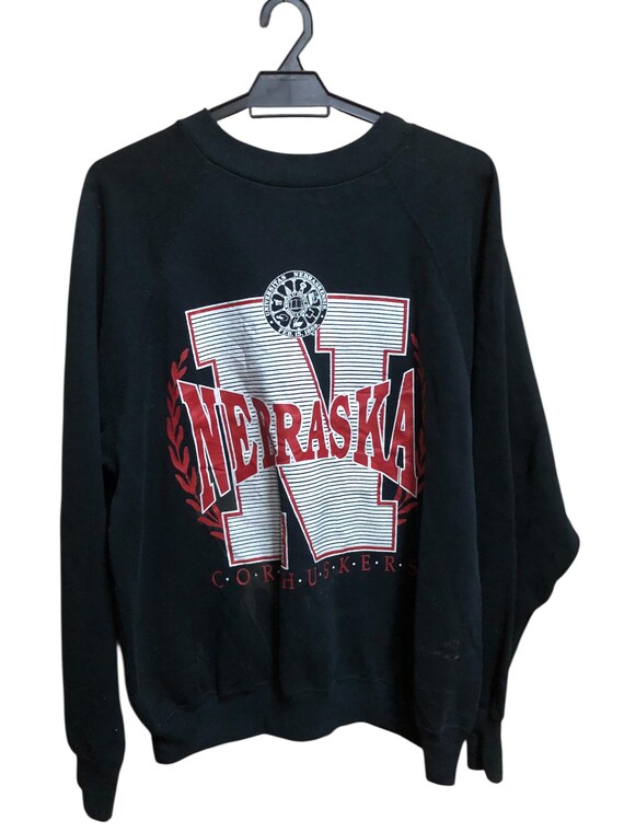 Vintage 80's Nebraska CORNHUSKER Sweatshirt - Etsy