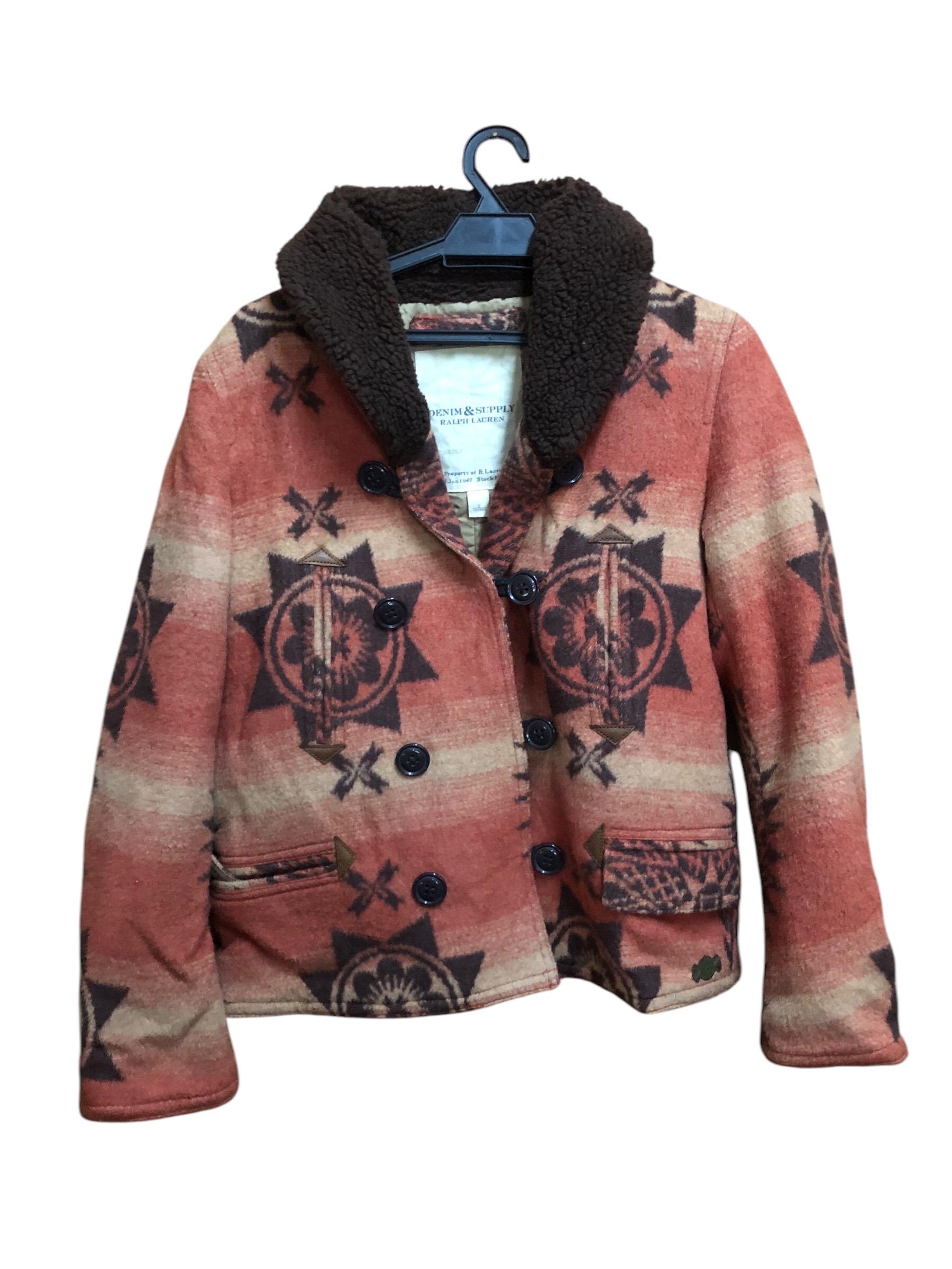 Denim & Supply Ralph Lauren Navajo Wool Blend Jacket - Etsy Israel