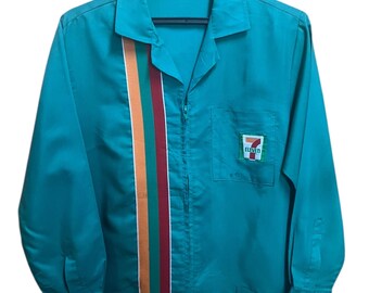 Uniforme Vintage7 Eleven con bottoni
