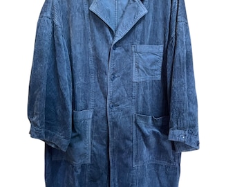 Ne Net Issey Miyake Corduroy Boxy Long Jacket