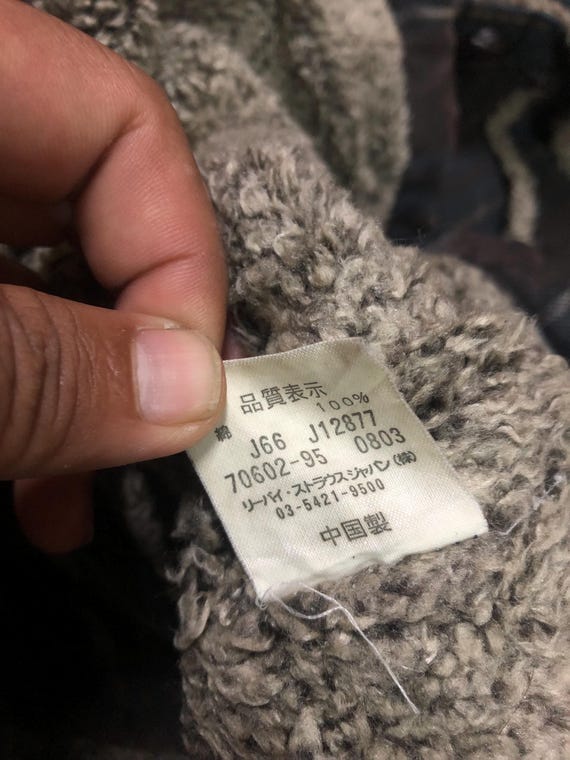 Levi’s Red Loop Stripe Fleece Sherpa Lining Jacket - image 4