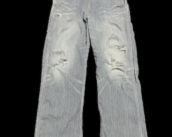 Mastermind Japan Distressed Hickory Pants