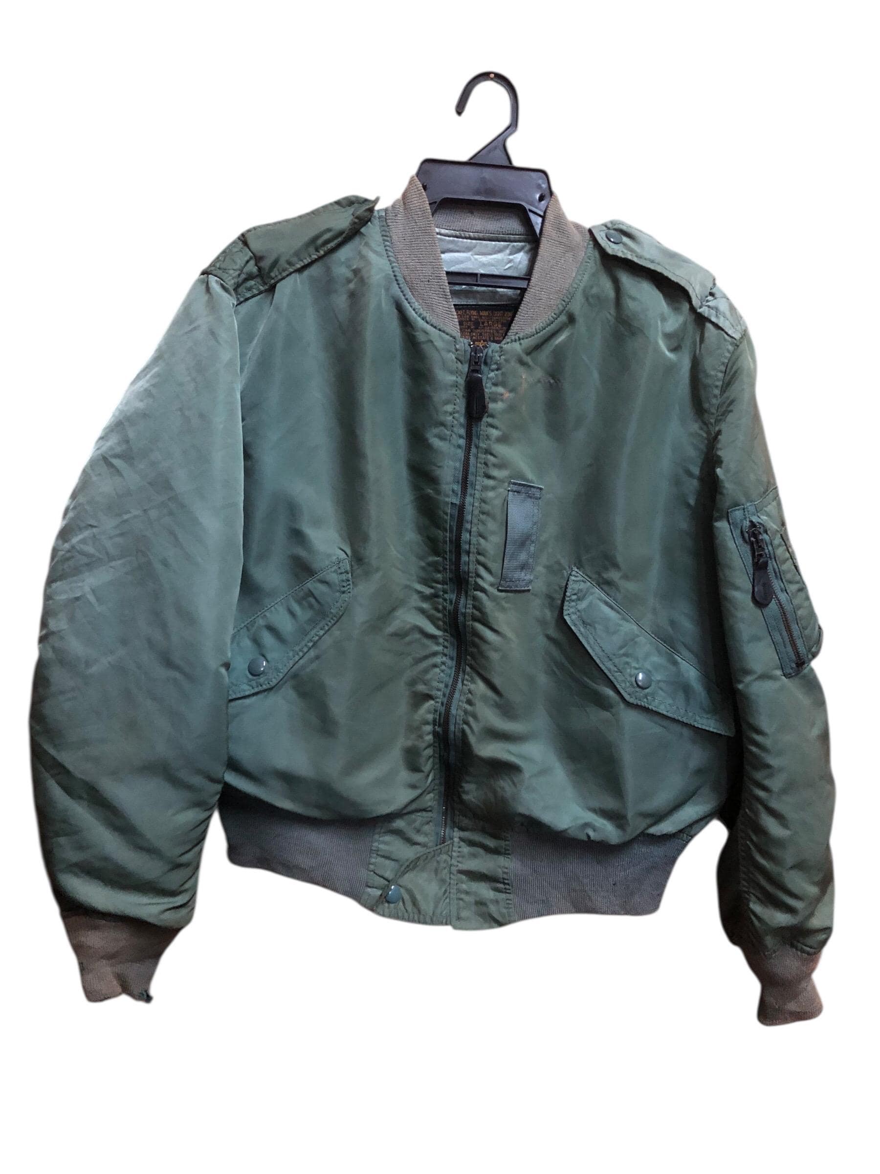 Vintage L-2b Alpha Industries Ideal Zipper Bomber Jacket - Etsy
