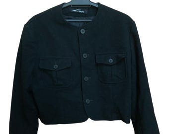 tricot COMME des GARCONS AD1990 ウールクロップドジャケット