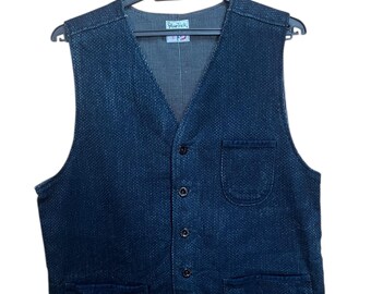 Blue Trick Okayama Die Indigo Kendo Waist Coat