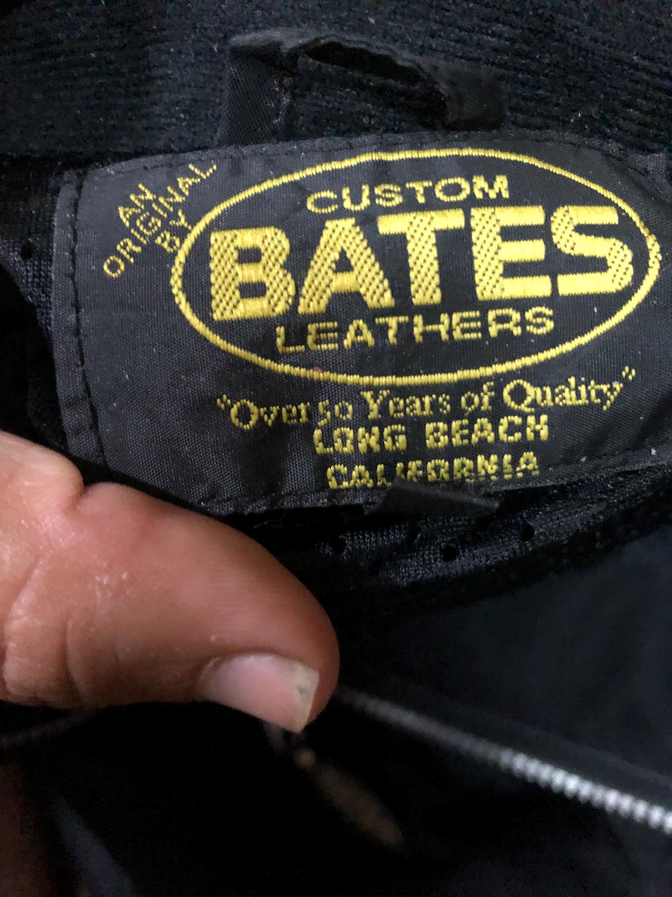 Bates Long Beach California Bikers Padded Motorcycle Jacket - Etsy