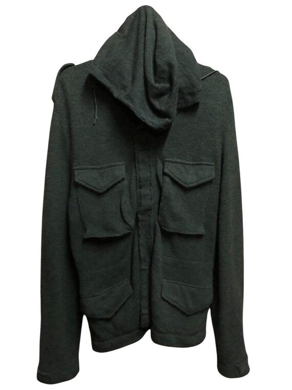 ジャケット・アウター Cabane de zucca wool p coat short length Cabane De Zucca Wool Hooded Military Style Multipocket Jacket - Etsy