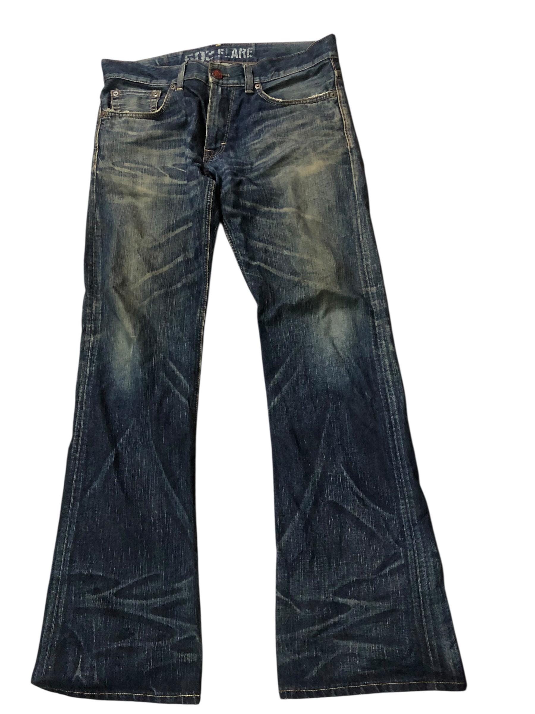Edwin 503 Flare Denim Pants - Etsy Israel