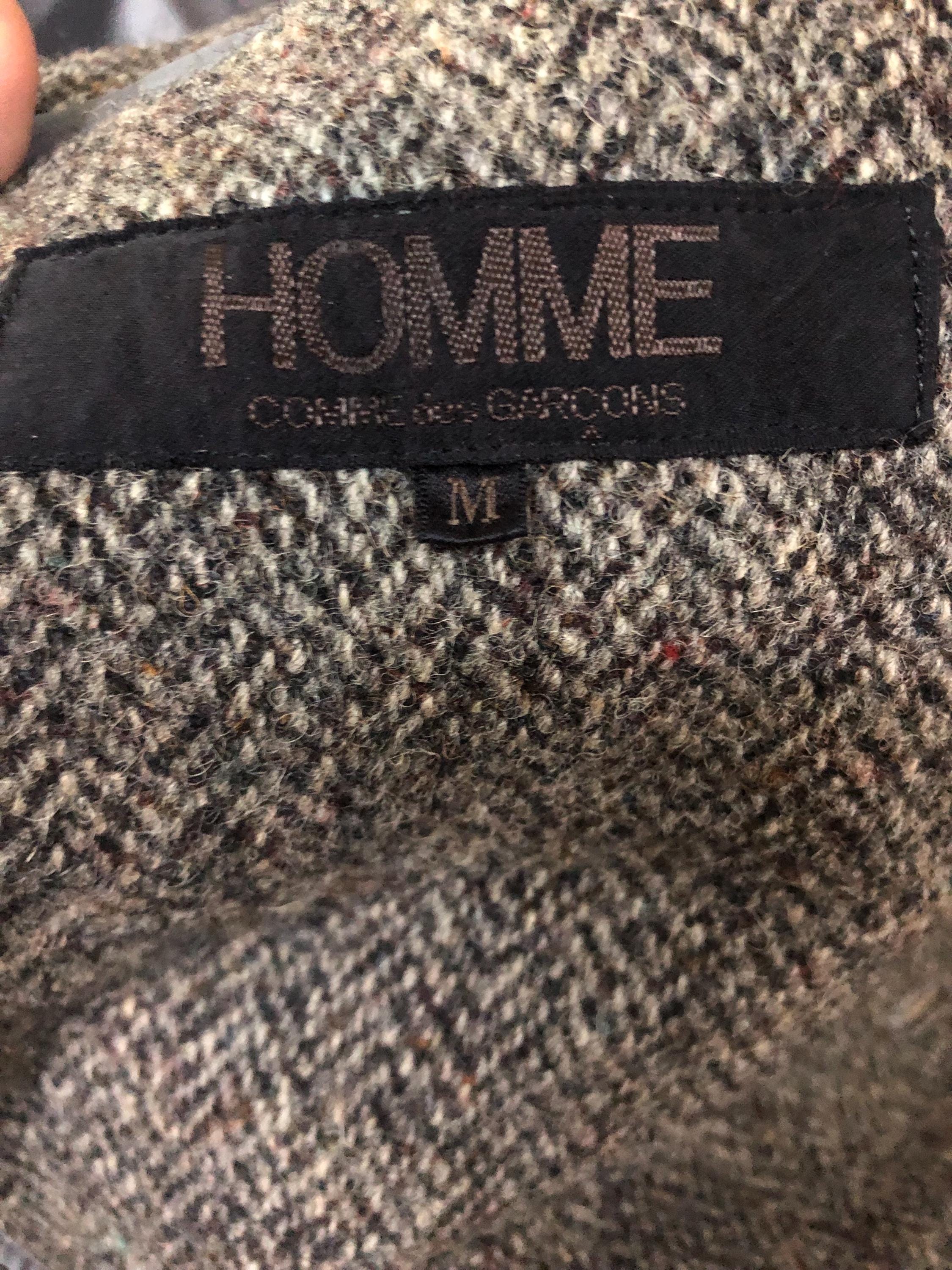 Homme Comme Des Garcons X Harris Tweed Wool Blazer - Etsy Canada