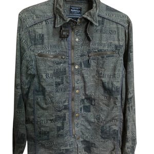 John Galliano Newspaper Jacket - Etsy