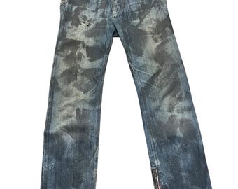 Diesel Slylow Special Camo Pattern High Waist Denim pants