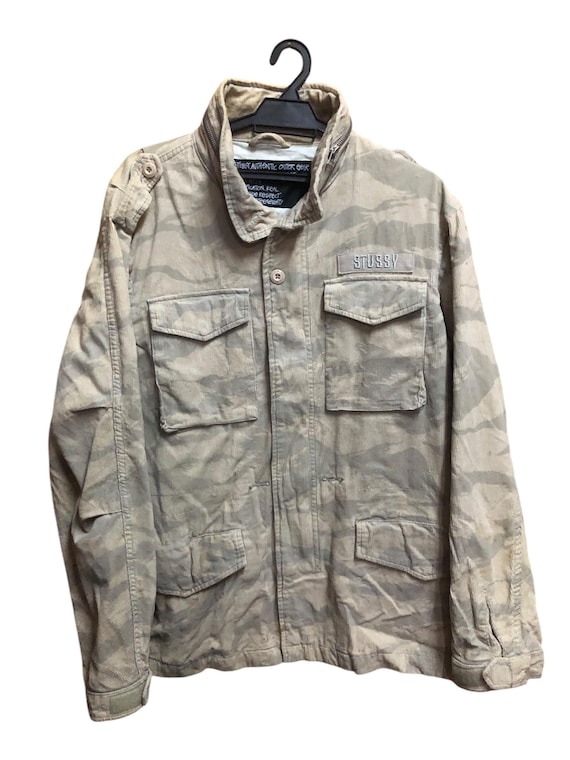 Stussy Camouflage Corduroy Hunting Jacket - Etsy UK