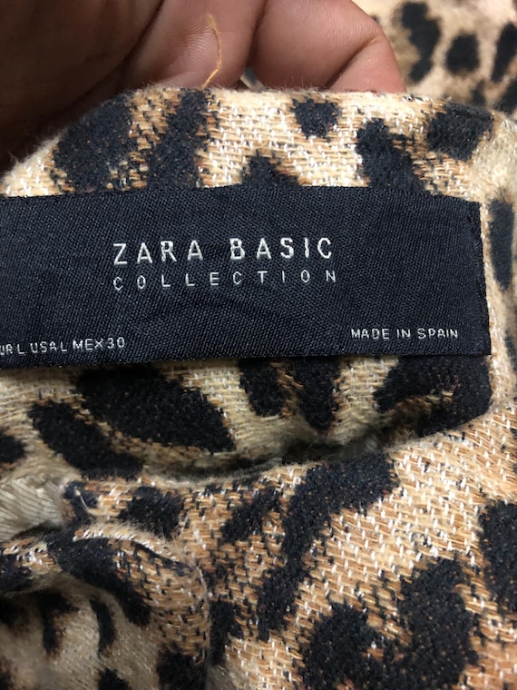 Zara Basic Collection Leopard Print Motif Jacket - image 4