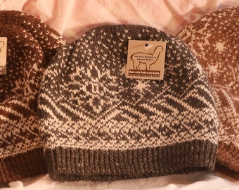 Mountain Eve Alpaca Slouch Beanie/Winter Hat/NEAFP Processed