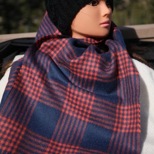 100% Alpaca Scarf/The Jeremy Alpaca Scarf/Stylish Scarf/Patterned Alpaca Scarf