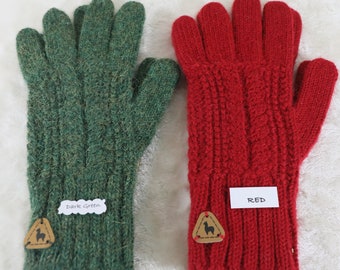 100% Alpaca Classic Cable Full Finger Gloves/Alpaca Classic Cable Full Finger Gloves/Classic Cable Gloves