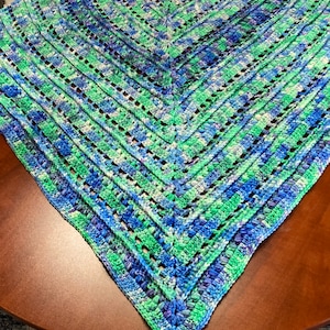 Handmade Crochet Alpaca Shawl