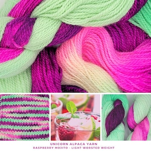 NEAFP Unicorn Light Worsted Alpaca Merino Wool/Alpaca yarn/natural fiber yarn/Merino wool/100 percent USA yarn/Crochet and Knitting Yarn