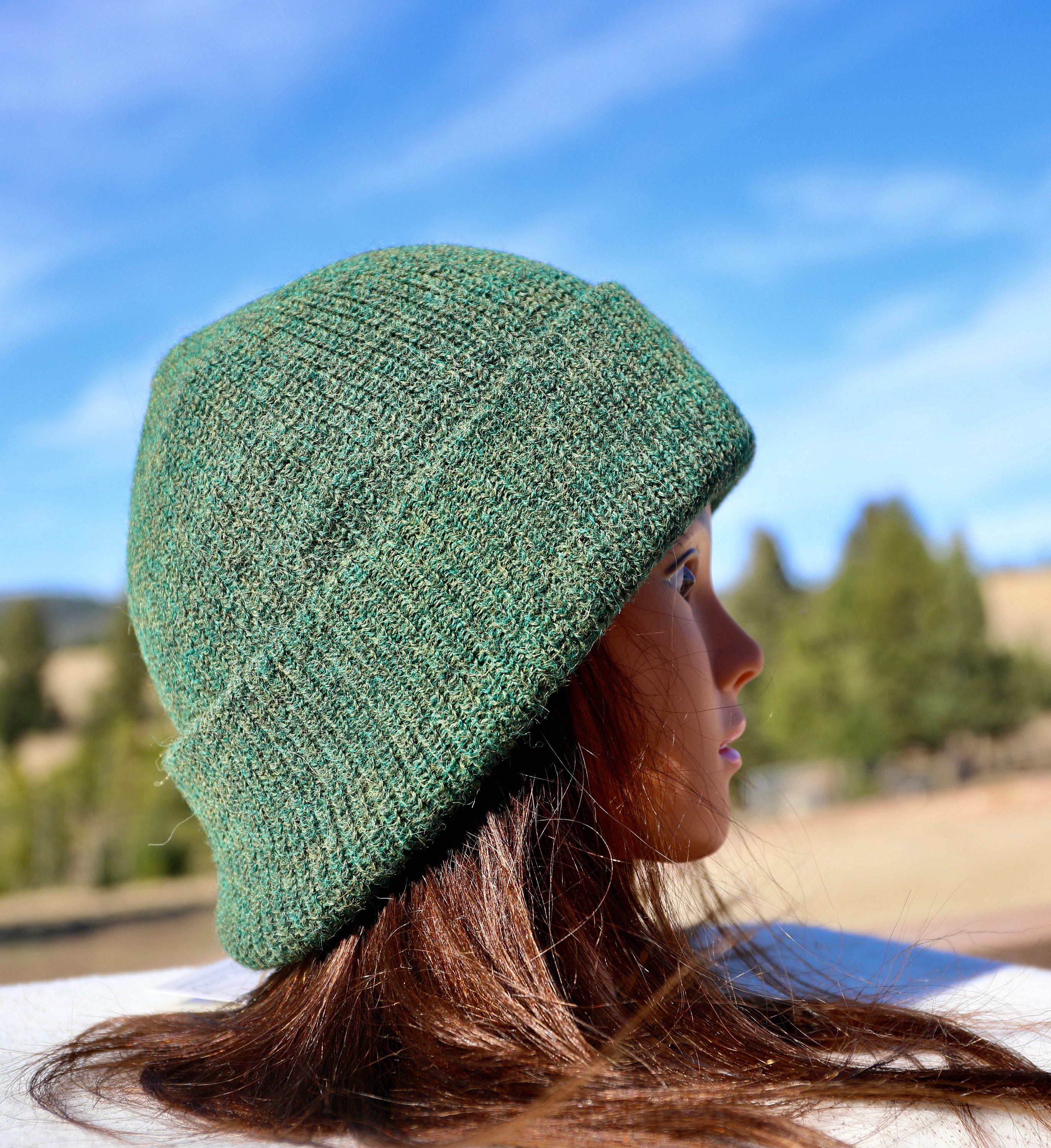 Women's Double Knit English Alpaca Hat 