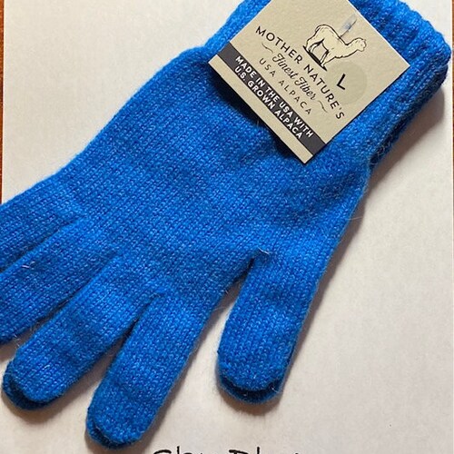 Alpaca Knit Gloves - Etsy