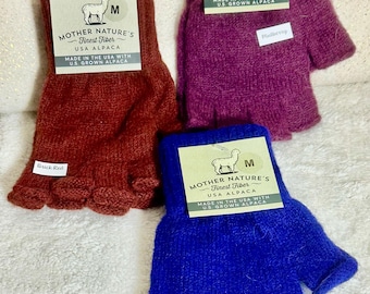 Alpaca Half Finger Gloves/NEAFP Processed
