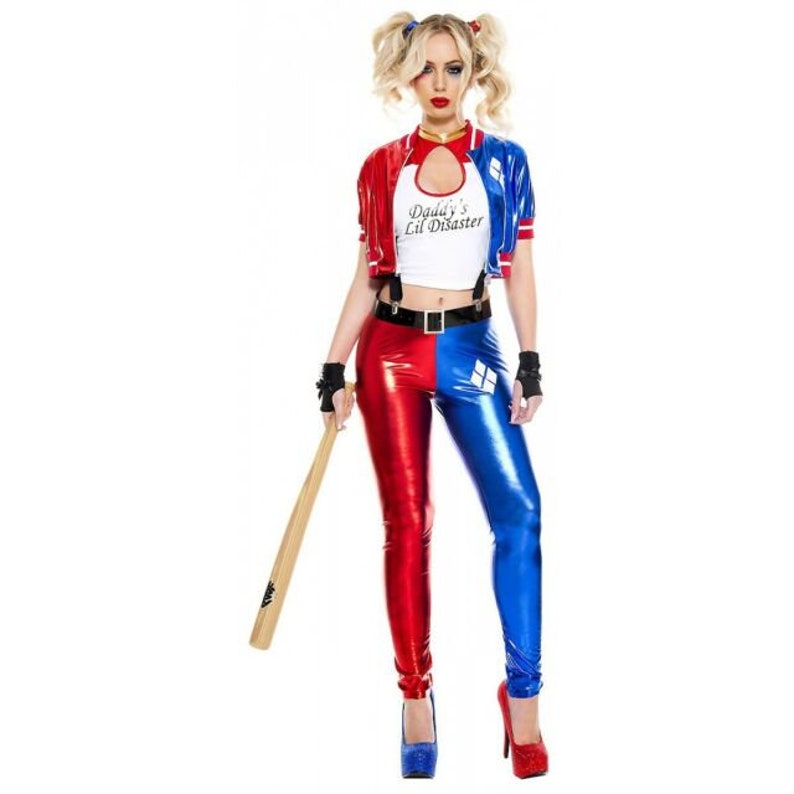 Harley Quinn Costume Halloween Adult Carnival Party Suit 2020 Etsy