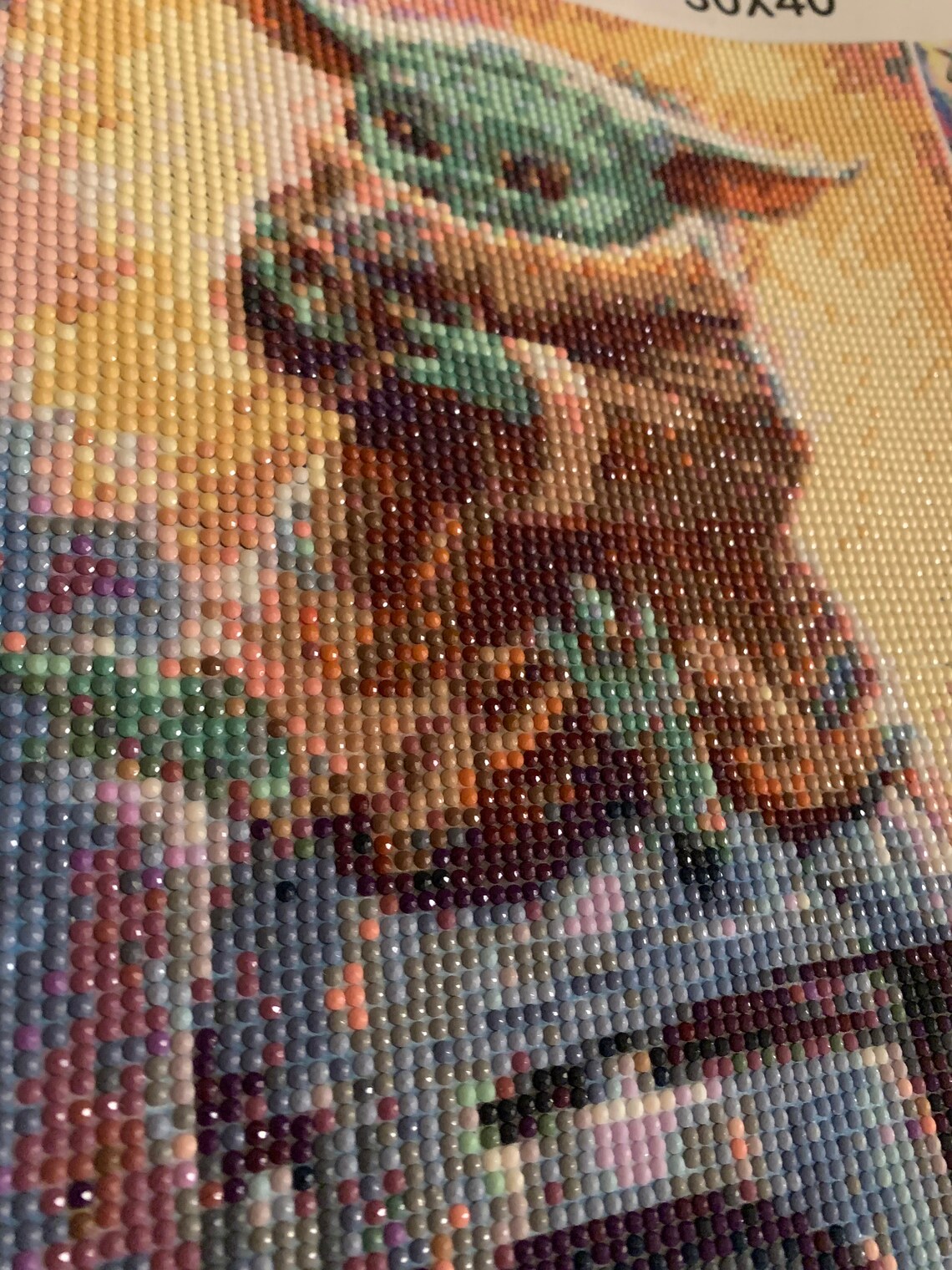 Baby Yoda Finished Diamond Painting | Etsy