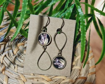 Klila - Co Asymmetrical glass earrings