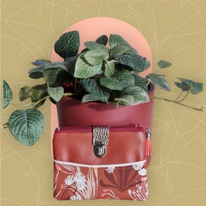 Porte- monnaie, portefeuille compact en simili cuir