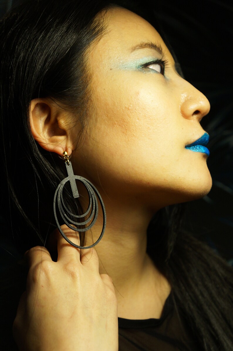 Earrings printed in 3d osmoze